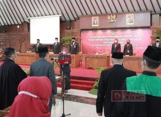 Lantik 136 ASN, Sri Mulyani: Tingkatkan Loyalitas dan Harmonisasi Program Secara Serentak