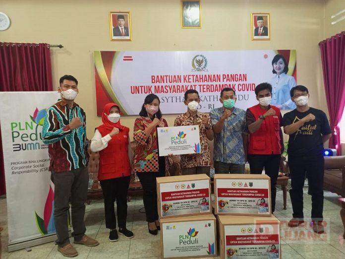 Mbak Casytha Salurkan 3.000 Paket Bantuan Pangan di Kebumen
