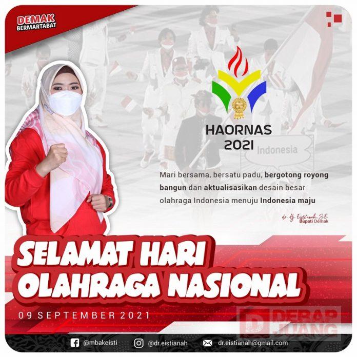 Mbak Eisti; Selamat Haornas, Sehat Uripe, Bablas Corona-ne