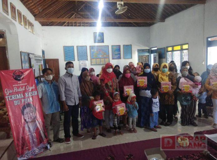 Melalui Fraksi, Mbak Puan Berikan Bantuan Makanan Tambahan Kepada Balita dan Bumil