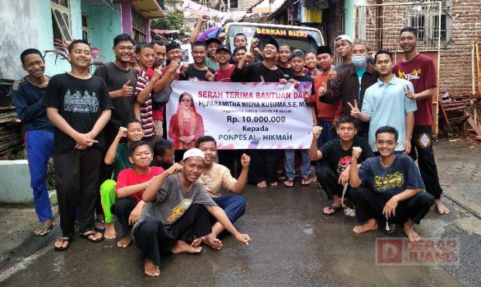 Paramitha Berikan Bantuan Pembangunan ke Ponpes Al Hikmah Benda (1)