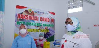 Penuhi Tantangan, Mbak Yuni Habiskan 13.000 Dosis Vaksin Per Hari