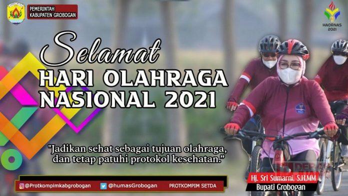 Peringati Haornas 2021, Sri Sumarni; Jadikan Sehat Sebagai Tujuan Olahraga