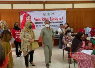Perkuat Toleransi Beragama, Dewi Aryani Gelar Vaksinasi di MWC NU dan Gereja