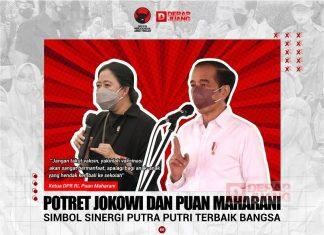 Potret Jokowi dan Puan Maharani, Simbol Sinergi Putra Putri Terbaik Bangsa