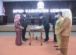Pulih dari Covid-19, Ketua DPRD Kebumen Langsung Ngantor