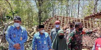 Puluhan Rumah Warga di Bancak Rusak Diterjang Angin Kencang