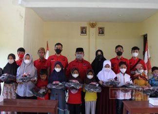 Realisasikan Tugas Ideologis Kader Partai, Yunianto Sambangi Anak Yatim Piatu