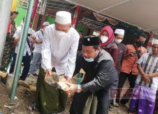 Ridwan Hadiri Peletakan Batu Pertama Pembangunan Mushola dan Panti Yatim Piatu Al Ibriz