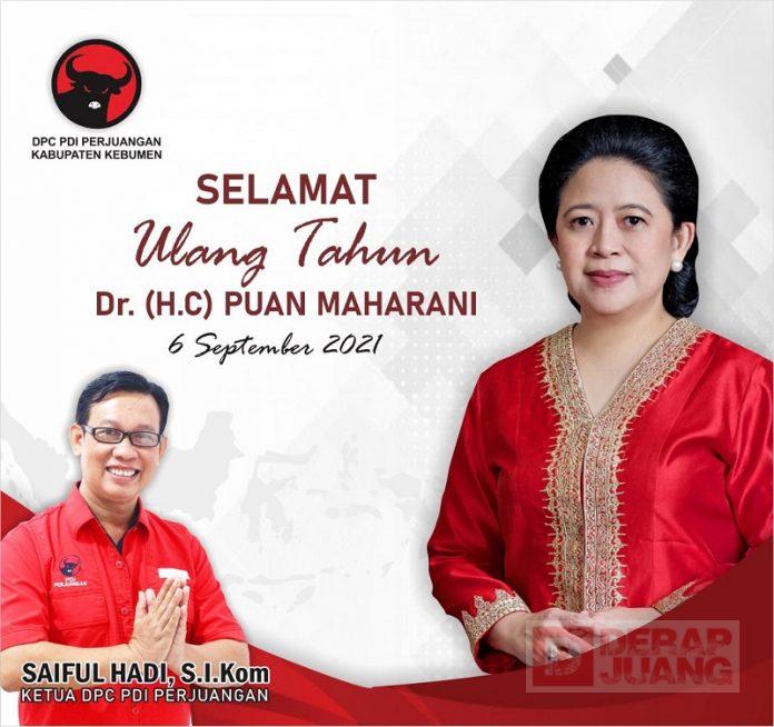 Saiful Hadi Selamat Ulang Tahun Mbak Puan