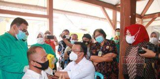 Sinergi Antar Kader PDI Perjuangan, Adakan Vaksinasi di Gubug