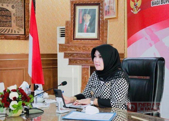 Sri Mulyani Diharapkan Polwan Dapat Mendukung Percepatan Penanganan Covid-19