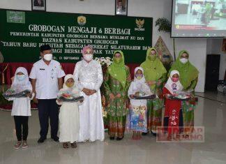 Sri Sumarni Hadiri Giat Mengaji dan Berbagi dengan Anak Yatim Piatu