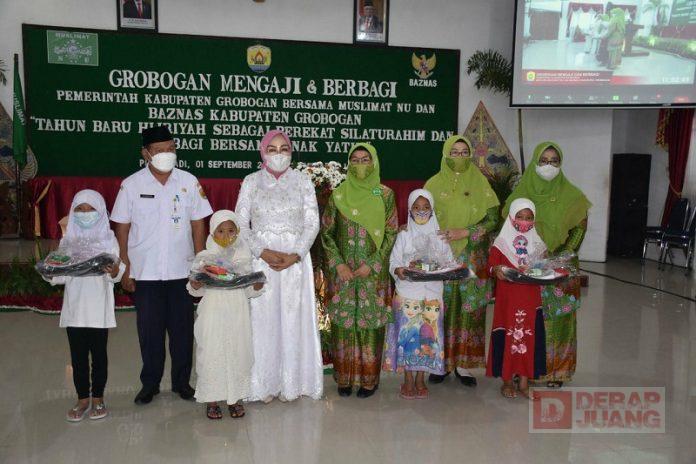 Sri Sumarni Hadiri Giat Mengaji dan Berbagi dengan Anak Yatim Piatu