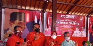 Terima Instruksi Mbak Puan, DPC PDI Perjuangan Sragen Genjot Vaksinasi