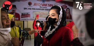 DPC PDI Perjuangan Brebes Kembali Gelar Vaksinasi Massal