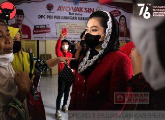 DPC PDI Perjuangan Brebes Kembali Gelar Vaksinasi Massal