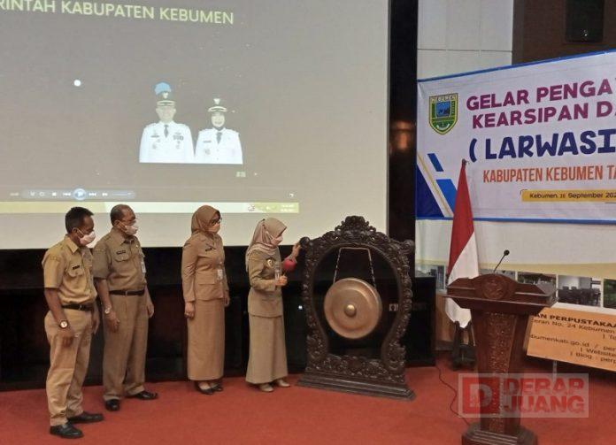 Wakil Bupati Kebumen Canangkan Gerakan Nasional Sadar Tertib Arsip