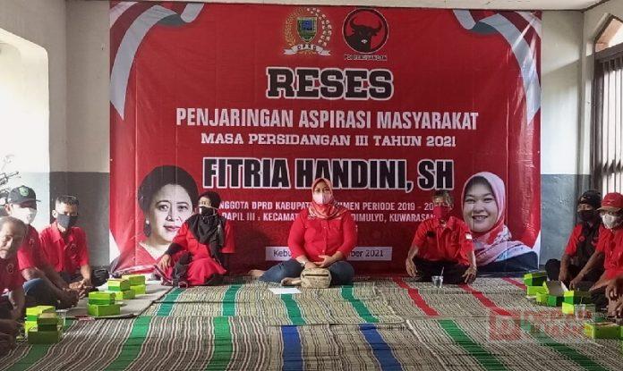 Warga Sruweng Apresiasi Pro Aktif Fitria Handini