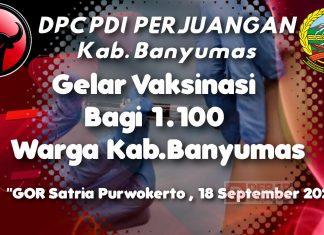 Wujudkan Herd Imunity, Kader Banteng Banyumas Gelar Vaksinasi