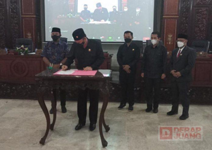 Bagus Selo Sikapi Pengajuan Nota Keuangan RAPBD Tahun 2022