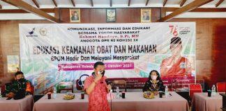 Bersama BPOM, Rahmad Handoyo Berikan Edukasi Masyarakat Soal Keamanan Obat dan Makanan