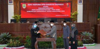 Bersama DPRD, Bupati Etik Setujui KUA-PPAS APBD Sukoharjo 2022