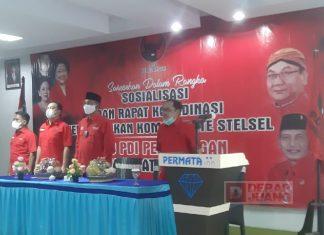 DPC PDI Perjuangan Tegal Gelar Sosialisasi Kebijakan KomandanTe Stelsel