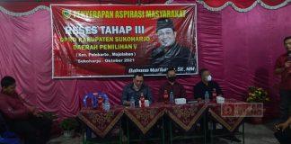 Dahono Gelar Reses Tahap 3, Ini Harapan Warga Joho