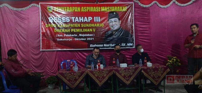 Dahono Gelar Reses Tahap 3, Ini Harapan Warga Joho