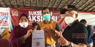 Gebyar Vaksinasi Dosis Kedua, Warga Jirapan Masaran Sambut Antusias