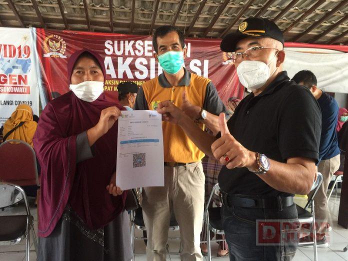 Gebyar Vaksinasi Dosis Kedua, Warga Jirapan Masaran Sambut Antusias