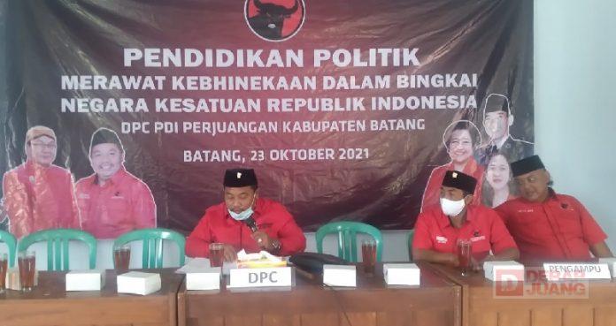 Gelar Pendidikan Politik, PDI Perjuangan Batang Bekali Kader Patriotisme Bung Karno