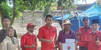 Gotong Royong PAC Sarang Bantu Korban Kebakaran Desa Bawonan