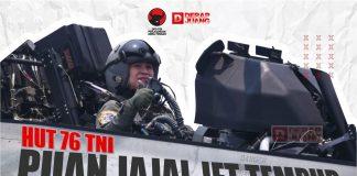 HUT ke-76 TNI, Puan Maharani Jajal Jet Tempur dan Dapat Wing Penerbang
