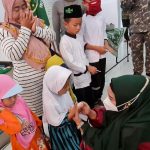 Hari Santri Nasional, Dewi Aryani Kirim Tumpeng dan Santuni Yatim Piatu