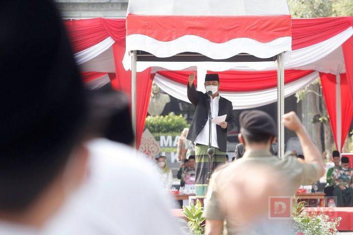 Hendi Pimpin Upacara Hari Santri di Kota Semarang