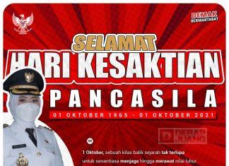 Kesaktian Pancasila, Banyak Asa Tersimat Oleh Bupati Demak