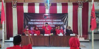 Lantik PAC Gringsing, Ridwan Gelorakan Banteng Bantang Bangkit