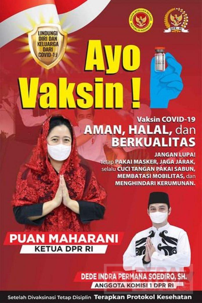 Mas Dede Pantau Vaksinasi dan Bagikan Ribuan Sembako di Pemalang