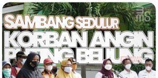 Mbak Eisti Hadir di Tengah Masyarakat Korban Angin Puting Beliung