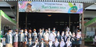 Momen HSN, Masan Ajak Santri Sukseskan Program Vaksinasi