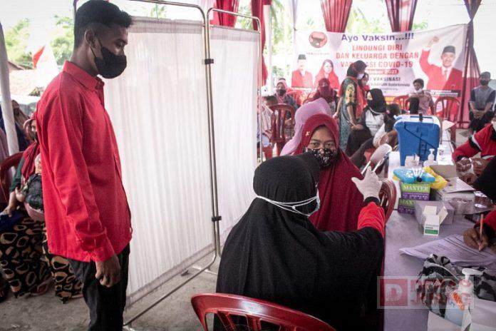 PAC PDI Perjuangan Bantarkawung Masif Serbuan Vaksinasi