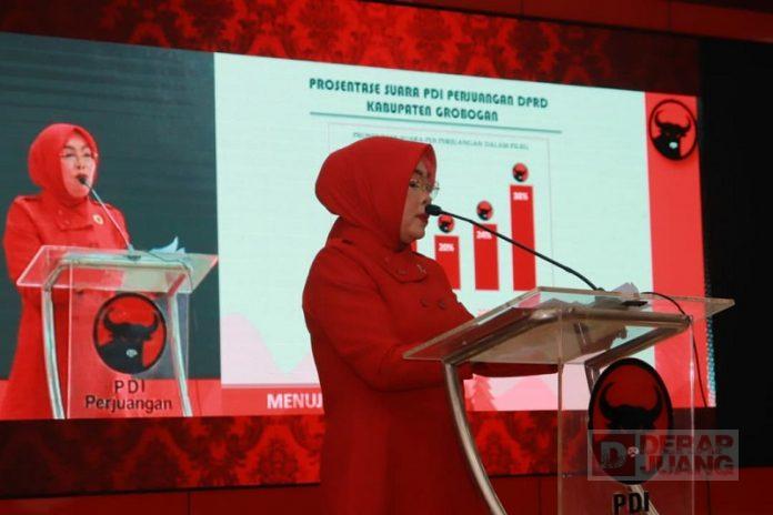 Paparkan Konsep KomandanTe, Sri Sumarni Yakin Grobogan Kian Merah