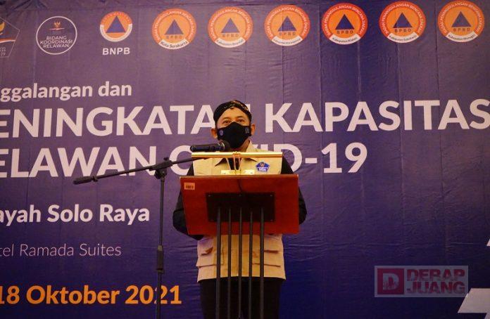 Penggalangan dan Peningkatan Kapasitas Relawan COVID-19, Rober Harap Saling Bersinergi