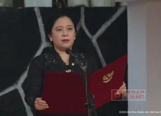 Puan Maharani Bacakan Ikrar di Upacara Peringatan Hari Kesaktian Pancasila