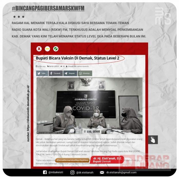 Ragam Ide dan Gagasan Mbak Eisti Dituangkan Melalui RSKWFM