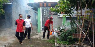 Ranting Dagen Lakukan Fogging dan Pengamanan Lingkungan
