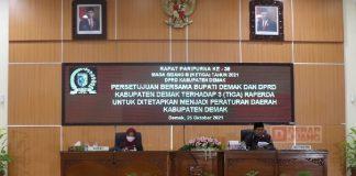 Sahkan Tiga Raperda, Bupati Demak Hadirkan Iklim Investasi Positif