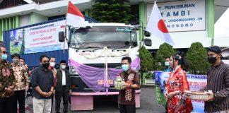 Sekian Lama Vakum, Bupati Afif Launching Ekspor Perdana PT Tambi